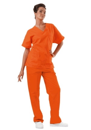 Completo Arancione Casacca e Pantalone